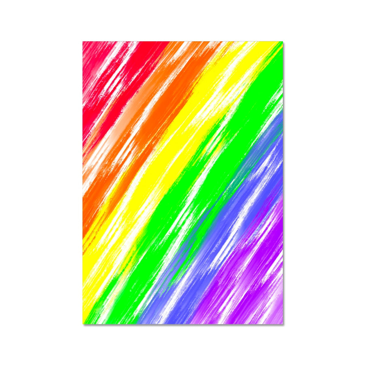 RAINBOW | Rolled Eco Canvas | Sustainable Wall Art