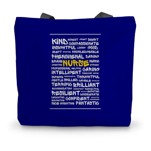 WORDS | Canvas Tote Bag | Eco-Friendly Shopping