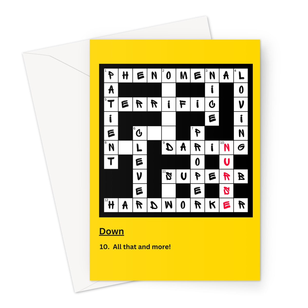 CLUE Blank Greeting Card NHS Nurses Nursing Cards allthatbex CLUE Blank Greeting Card NHS Nurses Nursing Cards allthatbex