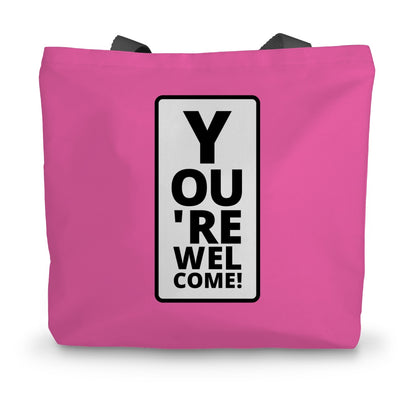 EYE TEST | In The Pink | Canvas Tote Bag | Eco-friendly Shopping